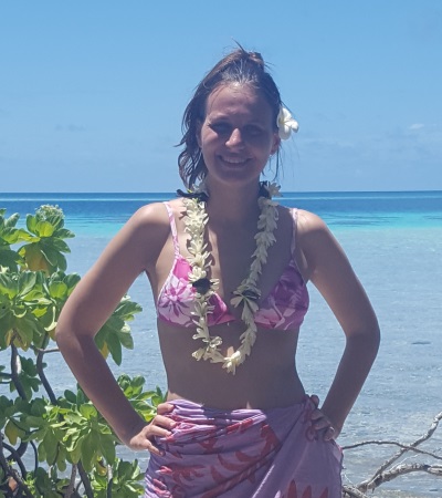Elisa a Fakarava, Polinesia Elisa a Fakarava, Polinesia